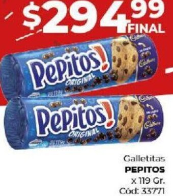 Diarco Galletitas PEPITOS x 119 Gr. oferta