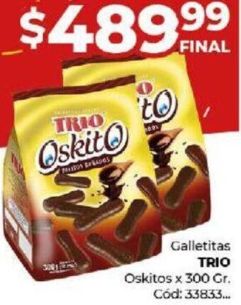 Diarco Galletitas TRIO Oskitos x 300 Gr. Cód: 33833... oferta