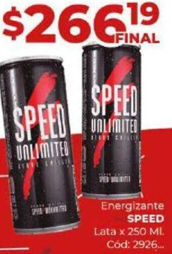 Diarco Energizante SPEED Lata x 250 ML oferta