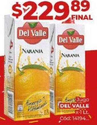 Diarco Jugo DEL VALLE X 1Lt oferta