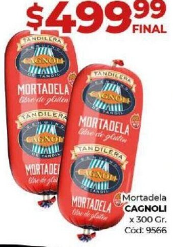 Diarco MORTADELA CAGNOLI x 300gr oferta
