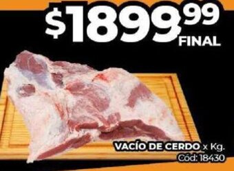 Diarco VACÍO DE CERDO x Kg. oferta