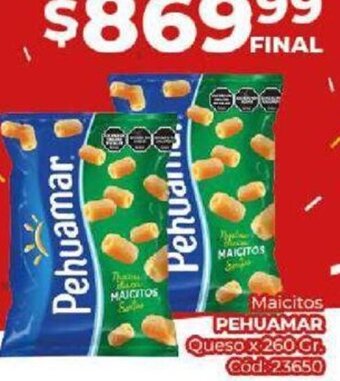 Diarco Maicitos PEHUAMAR Queso x 260 Gr. Cód:23650 oferta