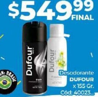 Diarco Desodorante DUFOUR x 155gr oferta