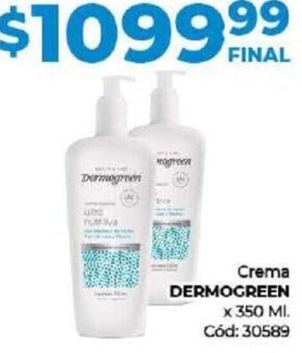 Diarco Crema DERMOGREEN x 350 ML. Cód: 30589 oferta