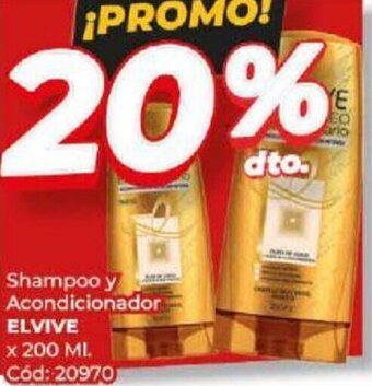 Diarco Shampoo y Gel Acondicionador ALGABO ELVIVE x 350 Gr. oferta