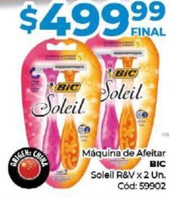 Diarco Máquina de Afeitar BIC Soleil R&V x 2 Un. oferta
