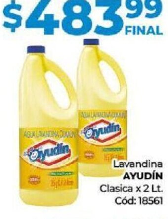Diarco Lavandina AYUDÍN Clasica x 2 Lt. Cód: 18561 oferta