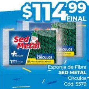 Diarco Esponja de Fibra SED METAL Círculos Cód: 5579 oferta