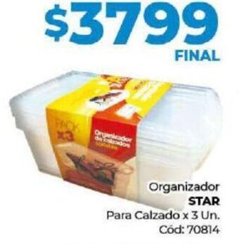 Diarco Organizador STAR Para Calzado x 3 Un. Cód: 70814 oferta