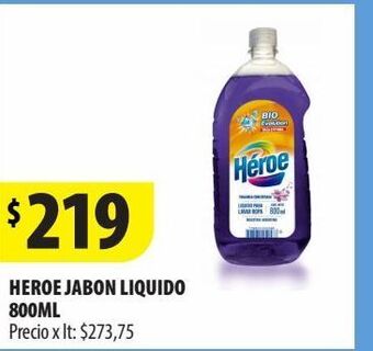 Punto Mayorista Heroe jabon liquido 800ml oferta