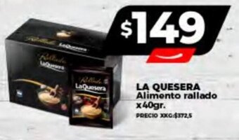 Supermayorista Vital LA QUESERA Alimento rallado x 40gr. oferta