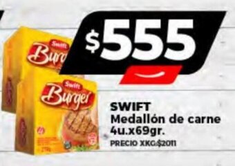 Supermayorista Vital SWIFT Medallón de carne 4u. x 69gr. oferta