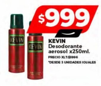 Supermayorista Vital KEVIN Desodorante aerosol x 250ml. oferta