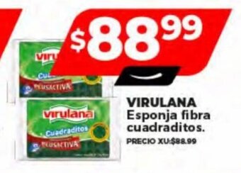 Supermayorista Vital VIRULANA Esponja fibra cuadraditos oferta