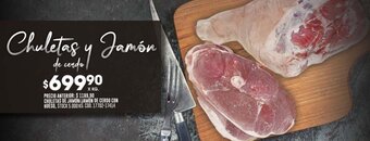 Coto CHULETAS DE JAMON/ JAMON DE CERDO CON HUESO, X KG. oferta