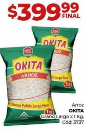 Diarco Arroz OKITA Grano Largo x 1 Kg. Cód: 3737 oferta