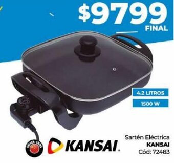 Diarco Sartén Eléctrica KANSAI Cód: 72483 oferta