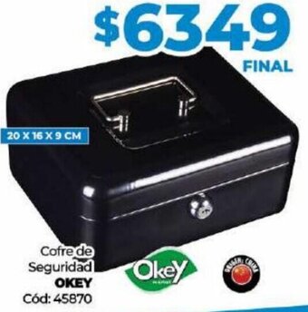 Diarco Cofre de Seguridad OKEY Cód: 45870 oferta