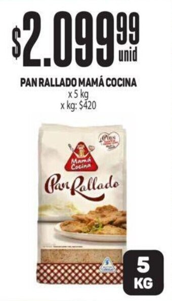 Makro PAN RALLADO MAMÁ COCINA x 5 kg oferta