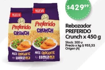 Supermercados Buenos Días Rebozador PREFERIDO Crunch x 450 g oferta