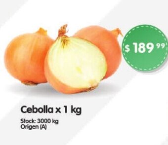 Supermercados Buenos Días Cebolla x 1 kg oferta