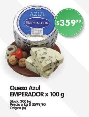 Supermercados Buenos Días Queso Azul EMPERADOR x 100 g oferta