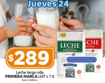 Cordiez Leche larga vida PRIMERA MARCA UAT x 1 lt oferta