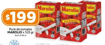 Cordiez Puré de tomates MAROLIO x 520 gr oferta