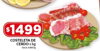Cordiez COSTELETA DE CERDO x kg oferta