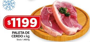 Cordiez PALETA DE CERDO x kg oferta