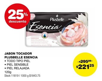 Atomo Conviene JABON TOCADOR PLUSBELLE ESENCIA 120g oferta