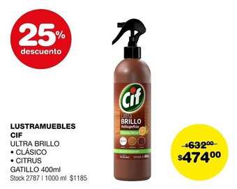 Atomo Conviene LUSTRAMUEBLES CIF GATILLO 400ml oferta