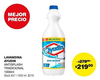 Atomo Conviene LAVANDINA AYUDIN ANTISPLASH TRADICIONAL 1000ml oferta