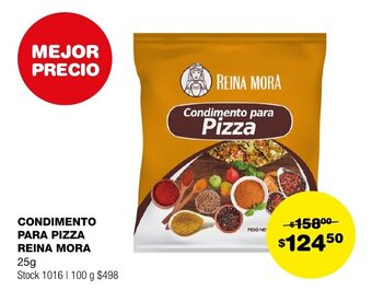 Atomo Conviene CONDIMENTO PARA PIZZA REINA MORA 25g oferta