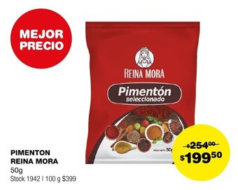 Atomo Conviene PIMENTON REINA MORA 50g oferta