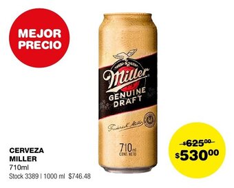 Atomo Conviene CERVEZA MILLER 710ml oferta