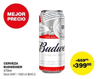 Atomo Conviene CERVEZA BUDWEISER 473ml oferta