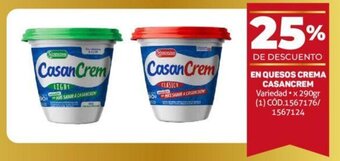 Makro EN QUESOS CREMA CASANCREM Variedad x 290gr oferta