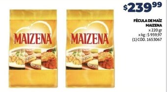 Makro FÉCULA DE MAÍZ MAIZENA x 220 gr oferta