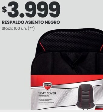 Changomas RESPALDO ASIENTO NEGRO oferta