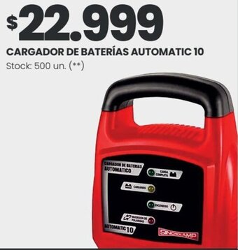 Changomas CARGADOR DE BATERÍAS AUTOMATIC 10 oferta