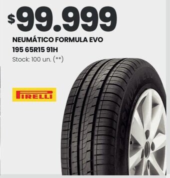 Changomas NEUMÁTICO FORMULA EVO 195 65R15 91H oferta