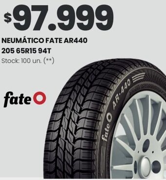 Changomas NEUMÁTICO FATE AR440 205 65R15 94T oferta