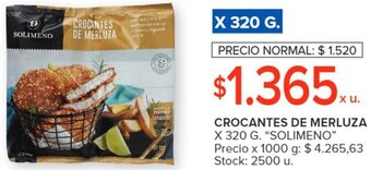 Carrefour CROCANTES DE MERLUZA X 320G oferta