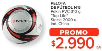 Carrefour PELOTA DE FÚTBOL N°5 Pekin PVC 310g oferta