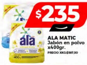 Supermayorista Vital ALA MATIC Jabón en polvo Zorro x400gr oferta