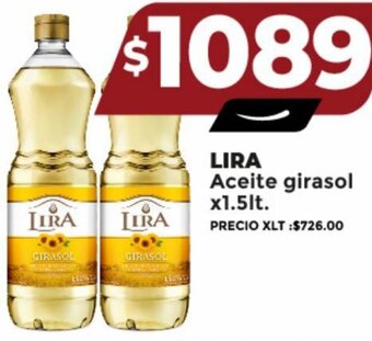 Supermayorista Vital LIRA Aceite girasol x1.5lt oferta