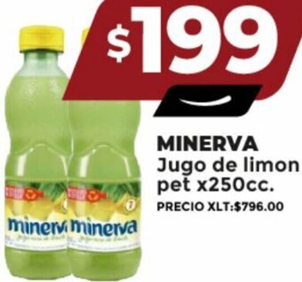 Supermayorista Vital MINERVA Jugo de limon pet x250cc oferta