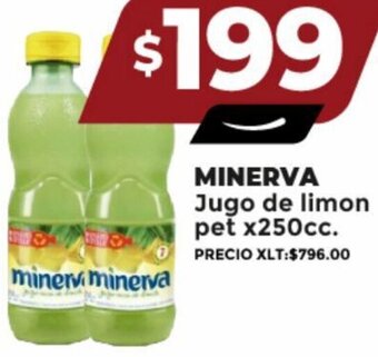 Supermayorista Vital MINERVA Jugo de limon pet x250cc oferta